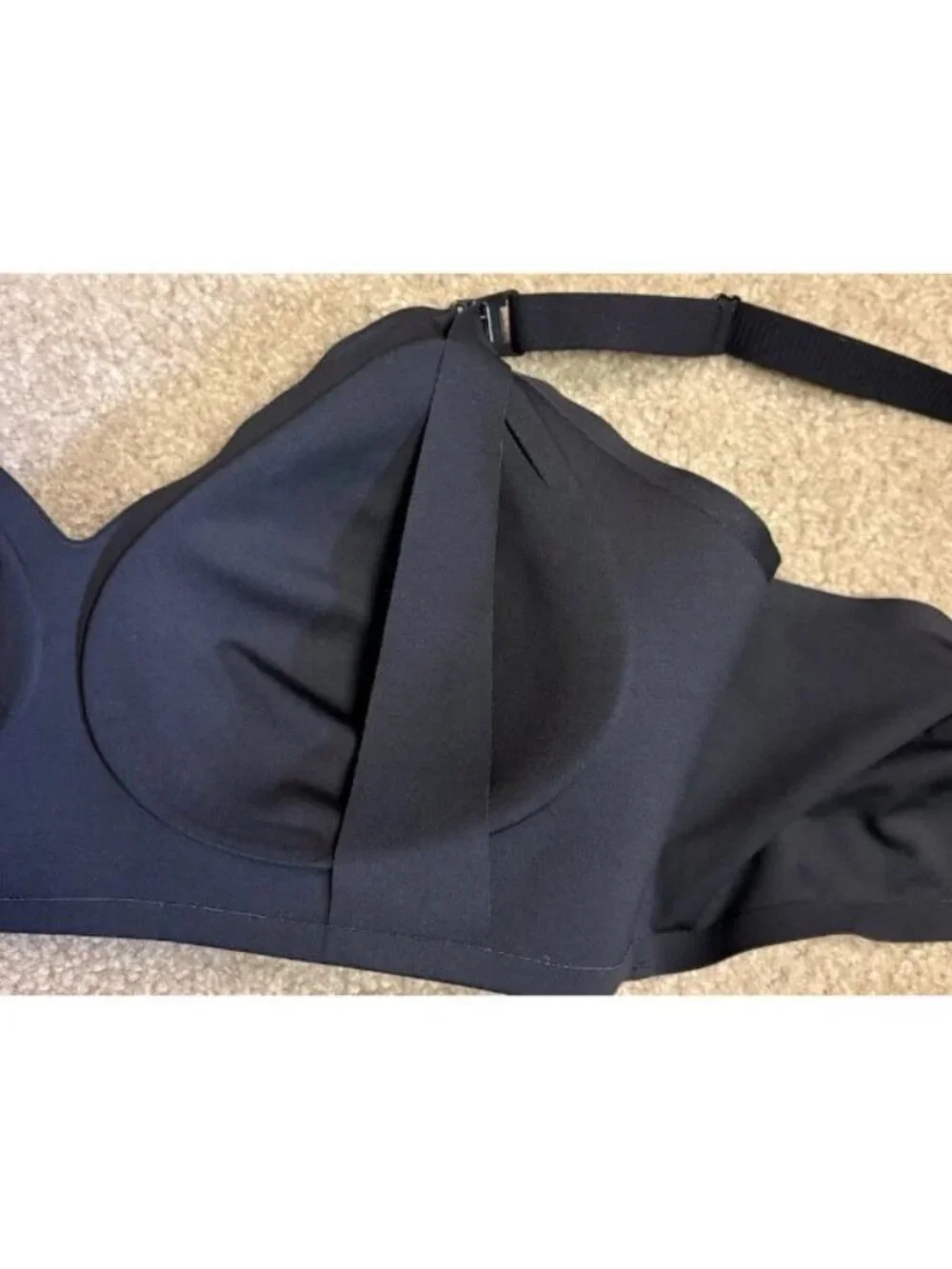 Momcozy Nursing Bra Women 2XL Black Seamless Wireless Maternity Breastfeeding